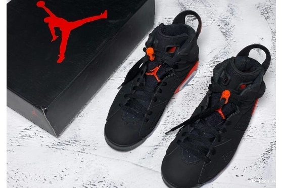 384664-060 6 OG 2019 JORDAN AIR INFRARED 384664-060 BLACK RETRO 0809